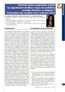 Comment mieux comprendre et gérer les signalements de filles à risque de mutilations sexuelles féminines en Belgique ?