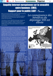 Enquête européenne 2010 sur la sexualité entre hommes (EMIS) : rapport pour le public LGBT no 1 (décembre 2010)