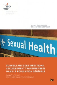 Surveillance des infections sexuellement transmissibles dans la population générale données de 2013 pour la Belgique et les 3 régions, WIV/ISP, octobre 2014
